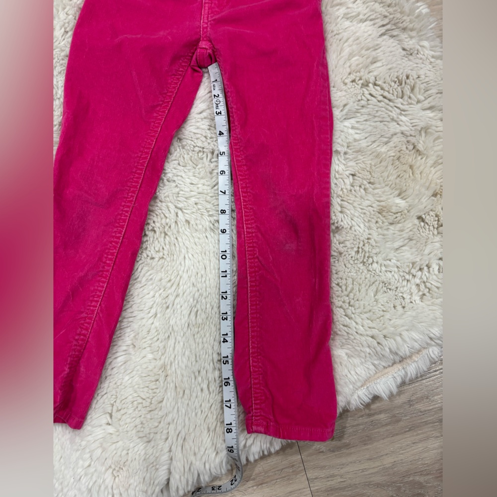 PLACE Hot Pink Skinny Corduroy Adjustable Fit Size 6 - Picture 9 of 13